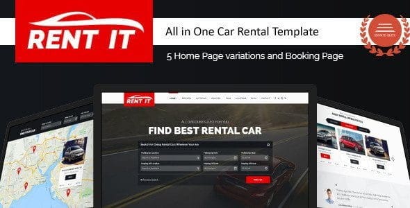 Rentit - Car / Bike / Vehicle Rental Wordpress Theme