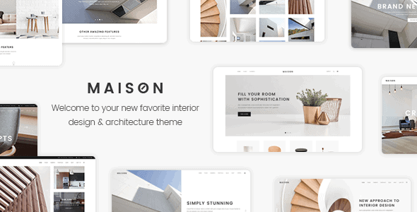 Maison - A Modern Theme For Architects And Interior Designers