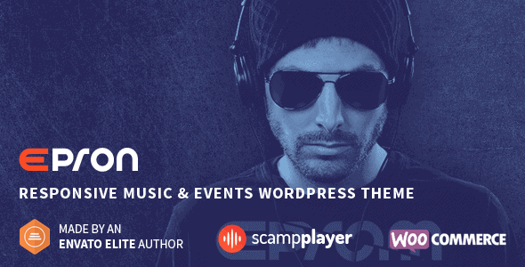 Epron – Responsive Music & Events Wordpress Theme