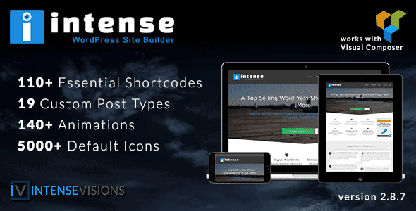 Intense – Shortcodes And Site Builder For Wordpress