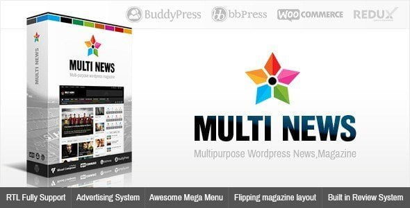 Multinews – Multi-Purpose Wordpress News