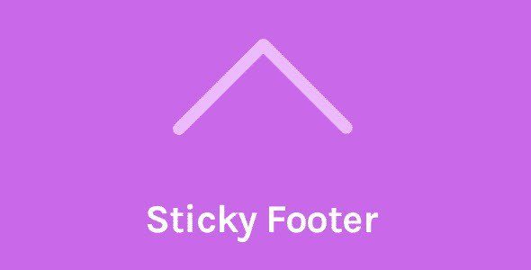 Oceanwp – Sticky Footer