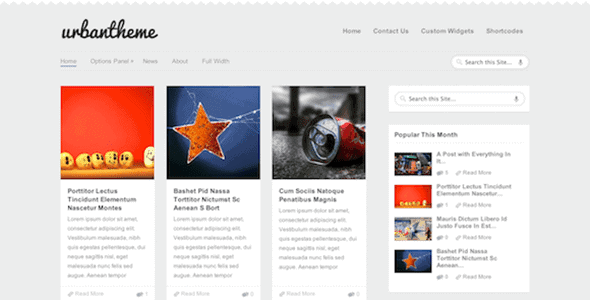 Urban – Grid-Style Magazine Wordpress Theme