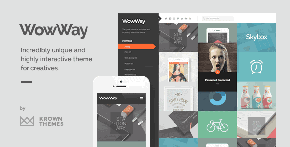 Wowway – Interactive & Responsive Portfolio Theme