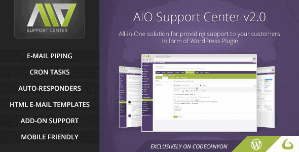 Aio Support Center – Wordpress Ticketing System