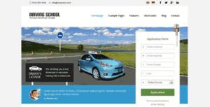 Driving School – Theme For Small Business