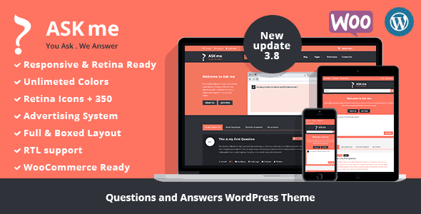 Ask Me – Responsive Questions & Answers Wordpress