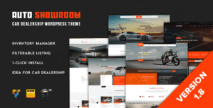 Auto Showroom - Car Dealership Wordpress Theme