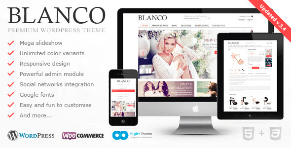Blanco – Responsive Wordpress Woo/E-Commerce Theme
