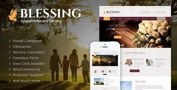 Blessing – Funeral Home Wordpress Theme
