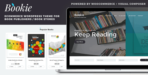Bookie – Wordpress Theme For Books Store
