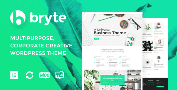 Bryte – Multipurpose Creative & Business Wordpress Theme