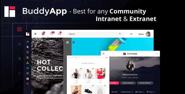 Buddyapp – Mobile First Community Wordpress Theme