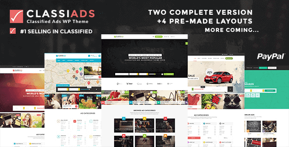 Classiads – Classified Ads Wordpress Theme