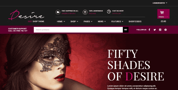 Yith Desire Sexy Shop – An Intriguing Theme For A Site As Strong As Easy To Use