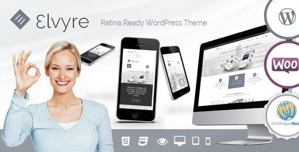 Elvyre – Retina Ready Wordpress Theme