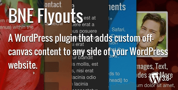 Flyouts – Off Canvas Custom Content For Wordpress