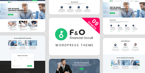 F&O – Consultant Finance Wordpress Theme