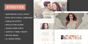 Forever – Wedding Couple & Wedding Planner Agency Wordpress Theme