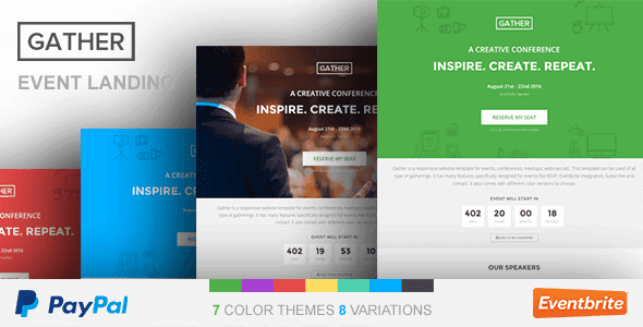 Gather – Event & Conference Wp Landing Page Theme