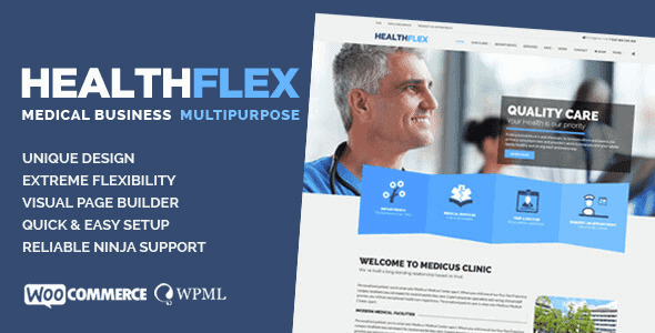 Healthflex – Medical & Health Wordpress Theme