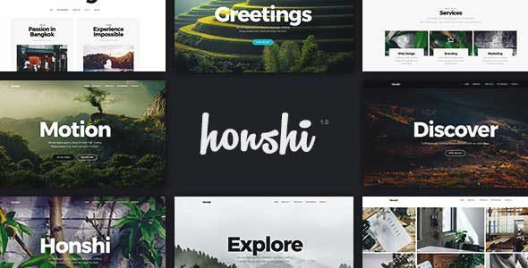 Honshi – Creative Multi Purpose Wordpress Theme