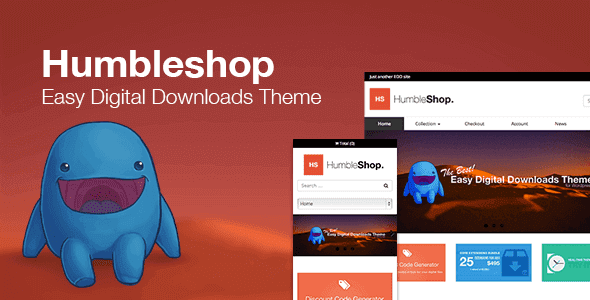 Humbleshop – Minimal Easy Digital Downloads Theme