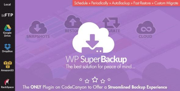Super Backup & Clone – Migrate For Wordpress