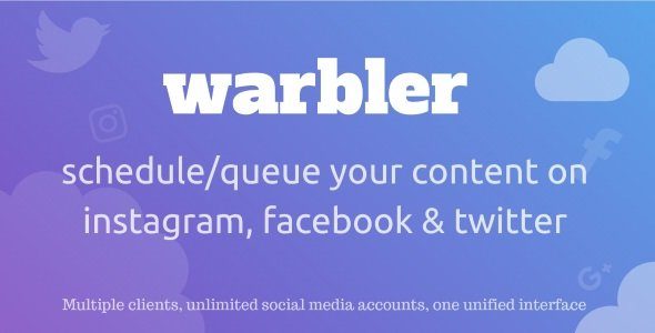 Warbler - Social Posting Scheduler For Facebook