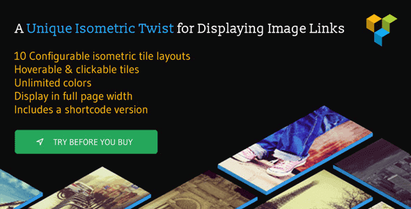 Isometric Image Tiles Shortcode For Visual Composer