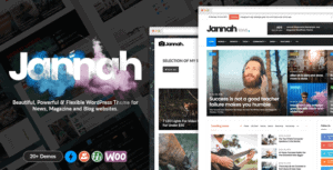 Jannah – Wordpress News Magazine Blog & Buddypress Theme
