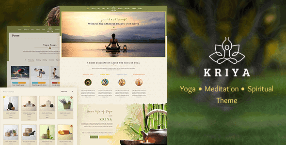 Kriya Yoga – Health & Yoga Wordpress Theme