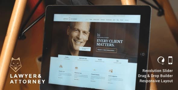 Lawyer & Attorney - Theme For Lawyers Attorneys And Law Firm