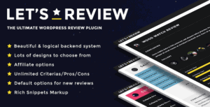 Let’S Review – Wordpress Review Plugin With Affiliate Options
