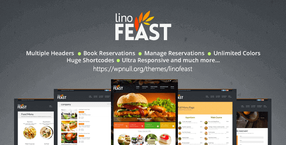 Linofeast – Restaurant Responsive Wordpress Theme