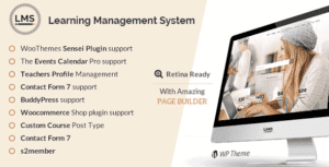 Lms – Learning Management System Education Lms Wordpress Theme