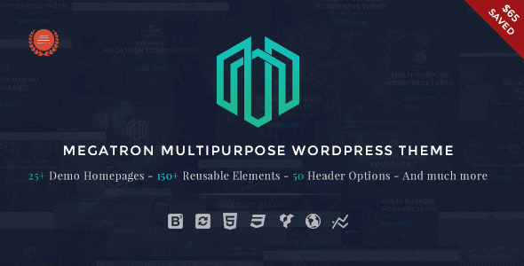 Megatron – Responsive Multipurpose Wordpress Theme