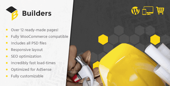 Builders – Wordpress Theme For Construction Websites