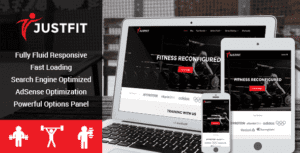 Justfit – Responsive Health Wordpress Theme