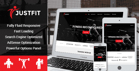 Justfit – Responsive Health Wordpress Theme