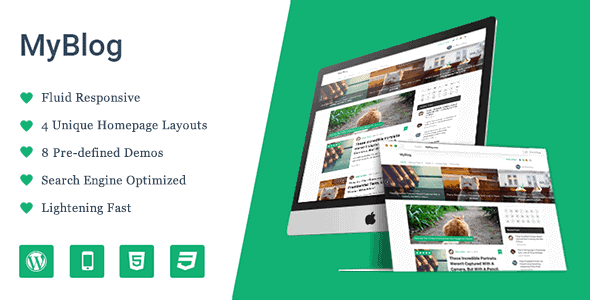 Myblog – Professional Wordpress Theme