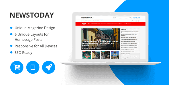 Newstoday – Best News Magazine Wordpress Theme