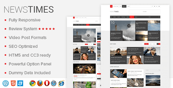 Newstimes – Premium Wordpress News Theme