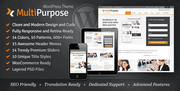 Multipurpose – Responsive Wordpress Theme