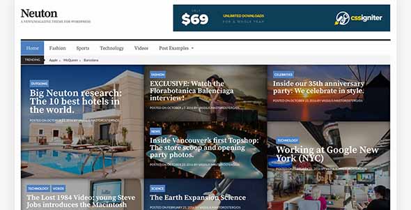 Cssigniter – Neuton Wordpress Theme