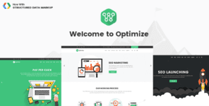 Optimize – Seo Digital Marketing Social Media Theme