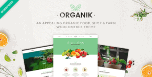 Organik – An Appealing Organic Store Farm & Bakery Woocomerce Theme
