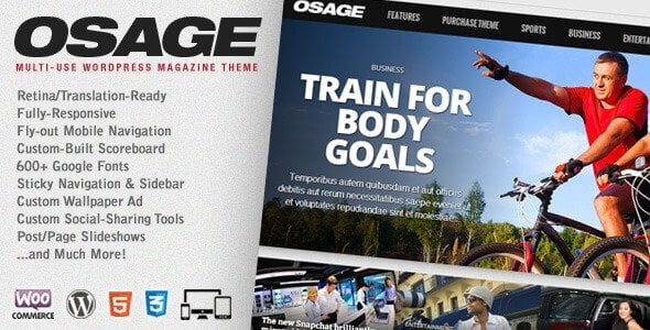 Osage – Multi-Use Wordpress Magazine Theme