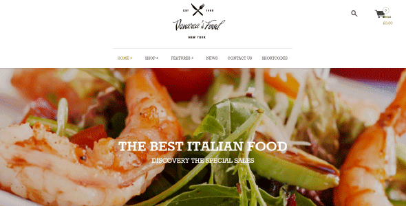 Yith Panarea – Restaurant And Food Wordpress Theme