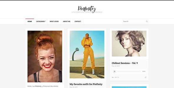 Cssigniter – Pinfinity Wordpress Theme